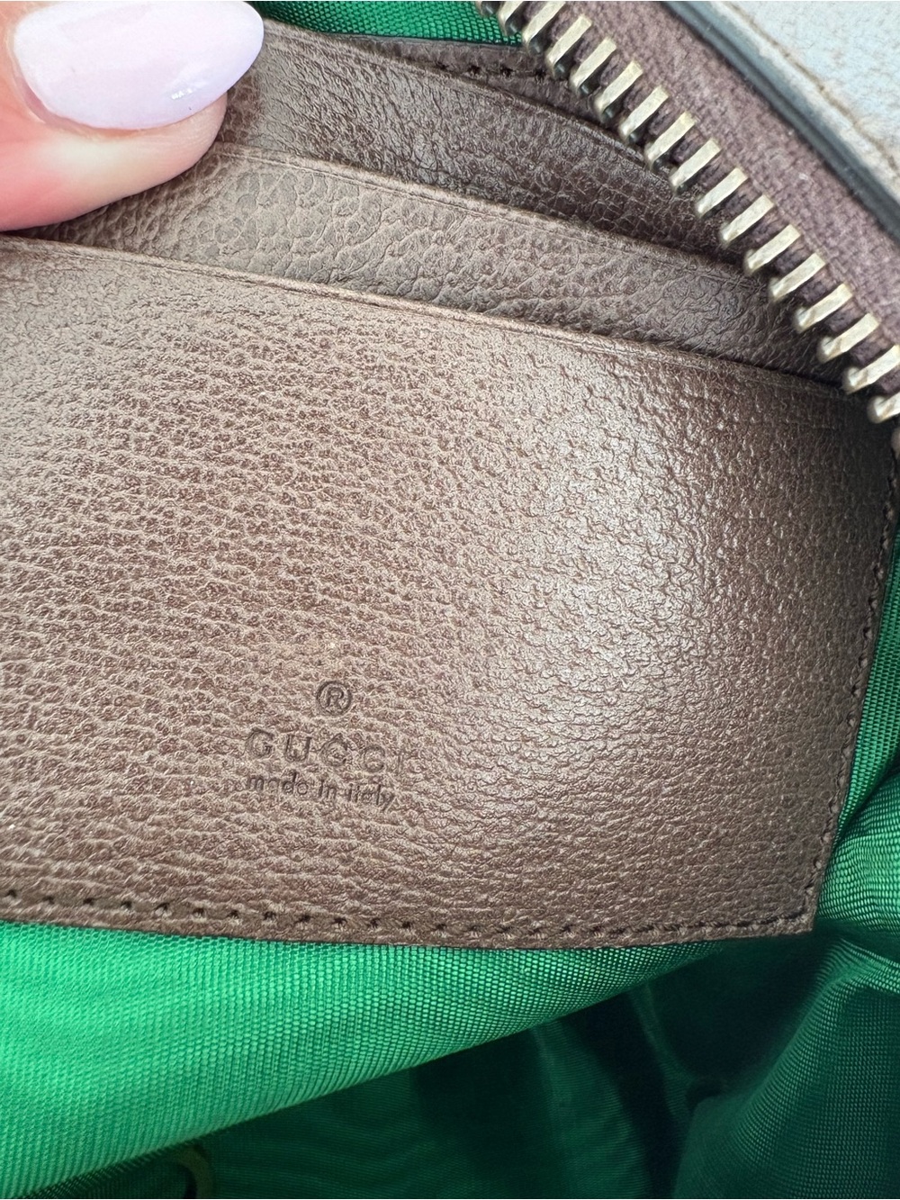 Gucci Brown GG Supreme Web Stripe Butterfly Crossbody Bag - Picture 2 of 6